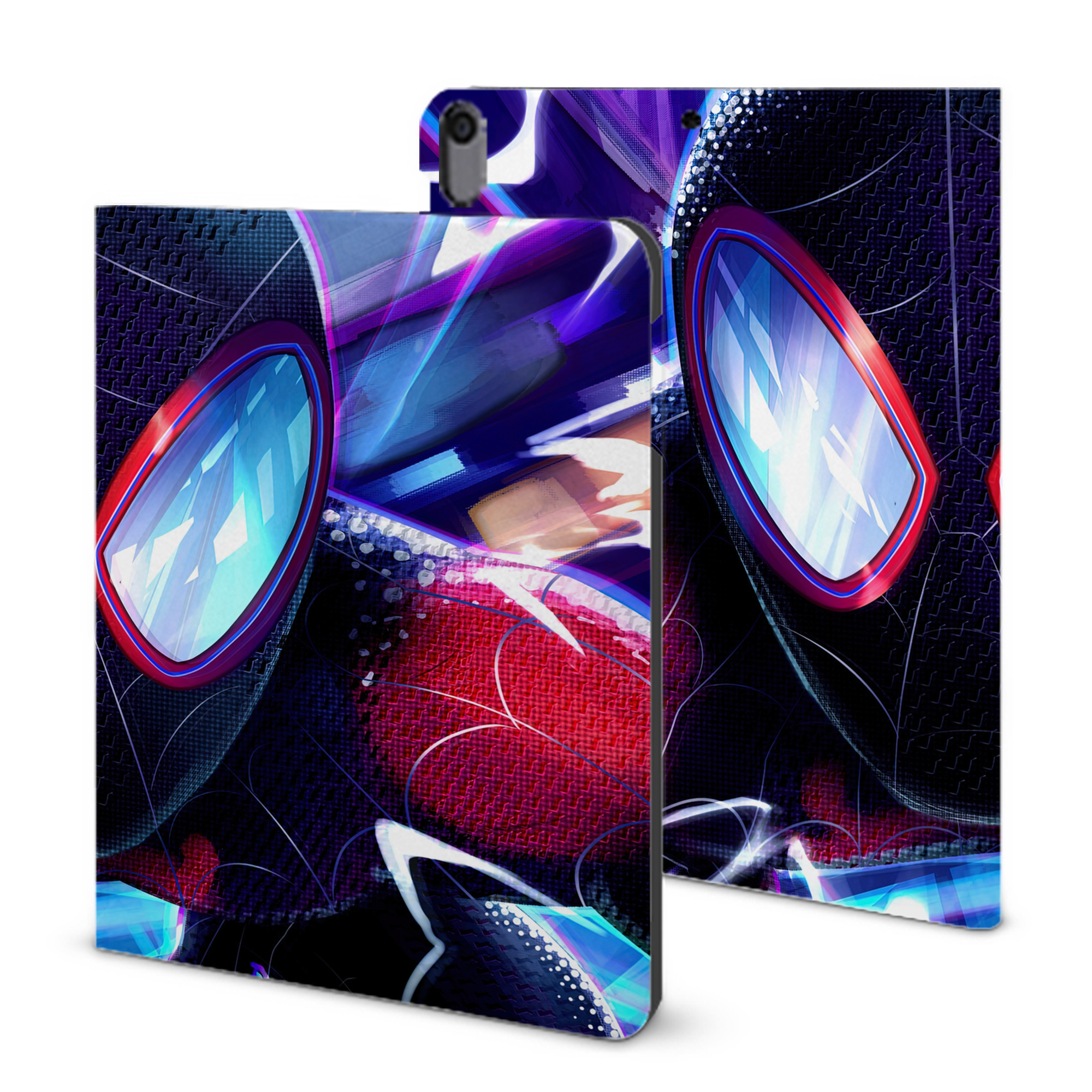 （画像用） Spider Man スパイダーマン IPad ケース ブック型 PUレザー TPU 耐衝撃 軽量 薄型 ペン収納なし 全面保護 IPad 各モデル対応